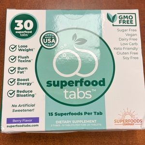 Superfood tabs berry flavor. Never opened.